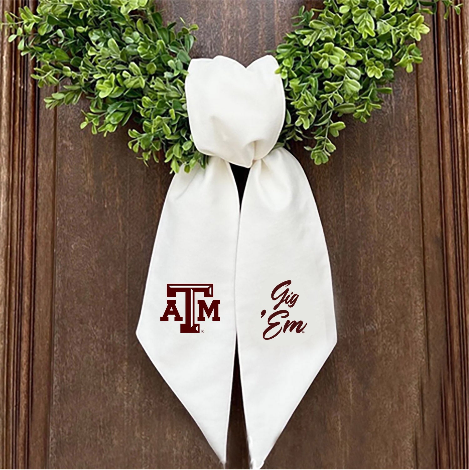 Texas A&M Wreath Sash