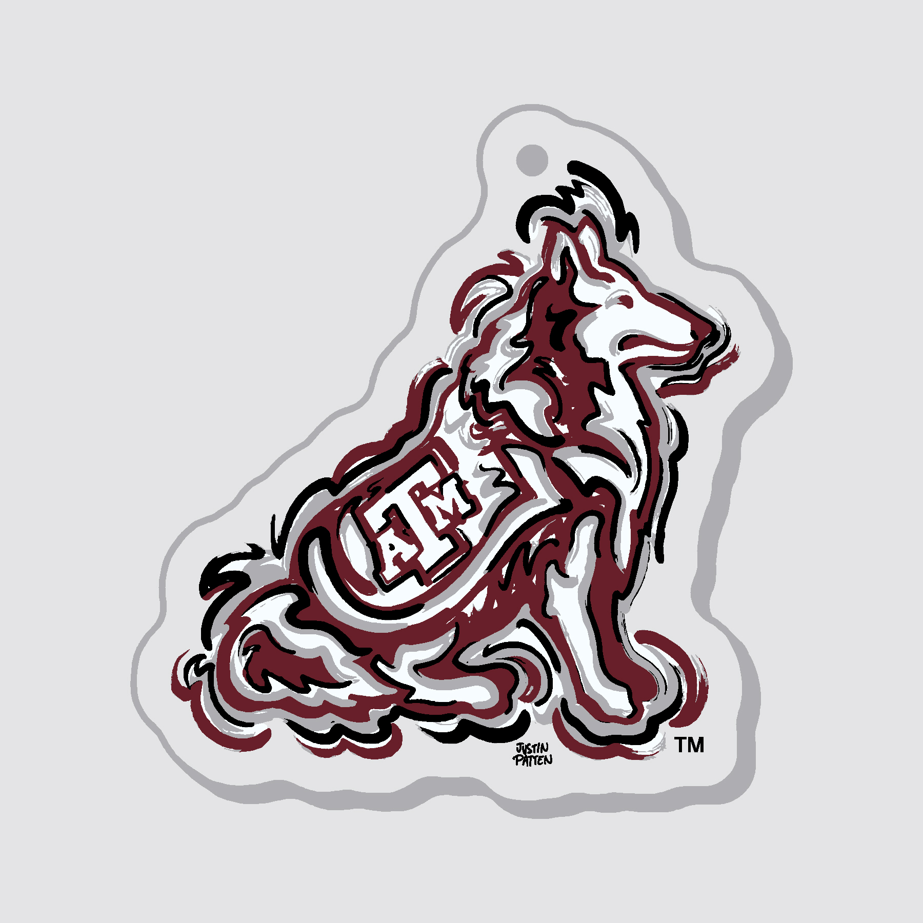 Texas A&M Mascot Key Tag