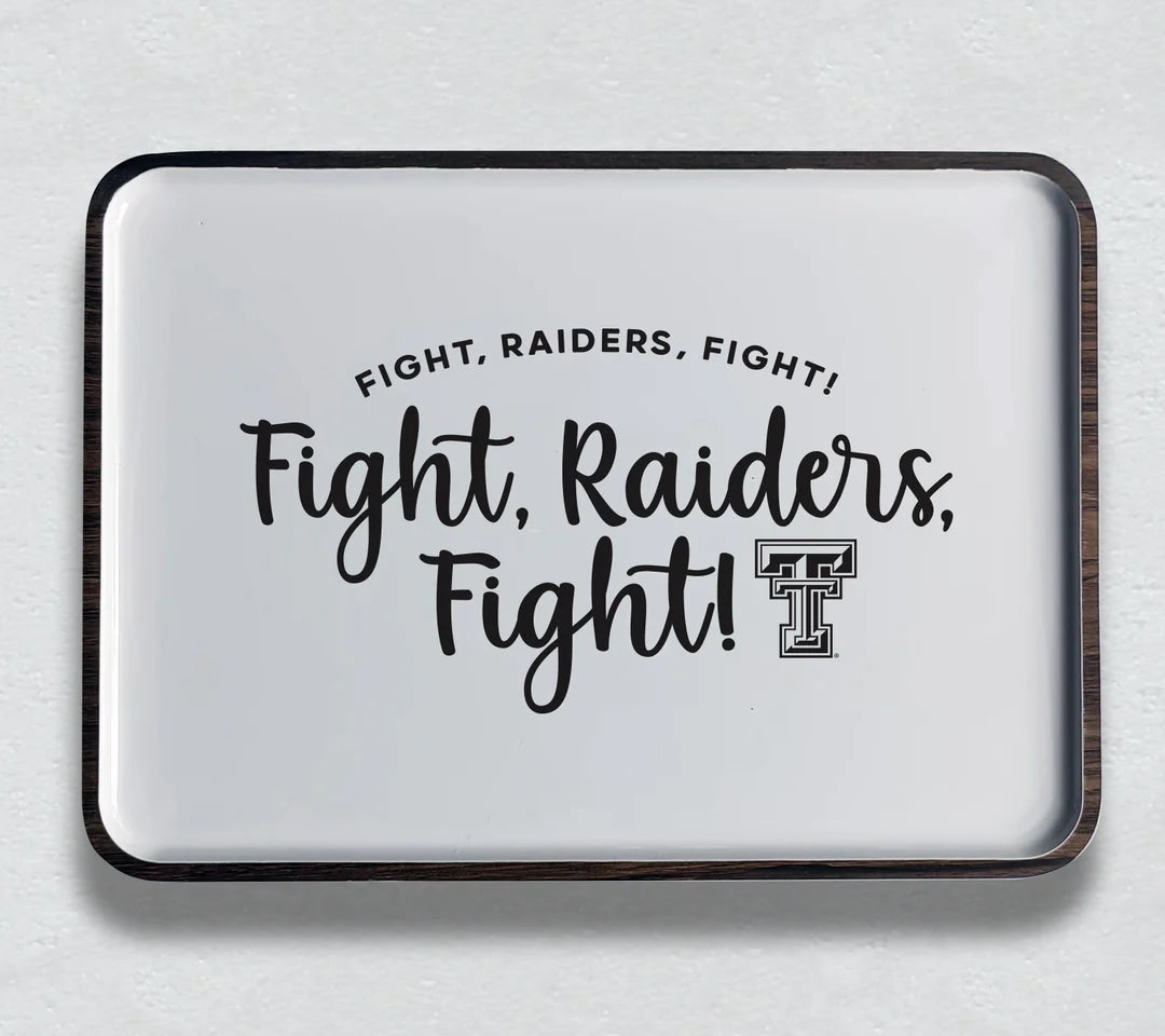 Texas Tech Sprit Mango Wood Tray