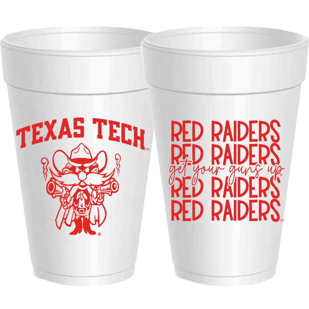 Texas Tech Mirror Cups