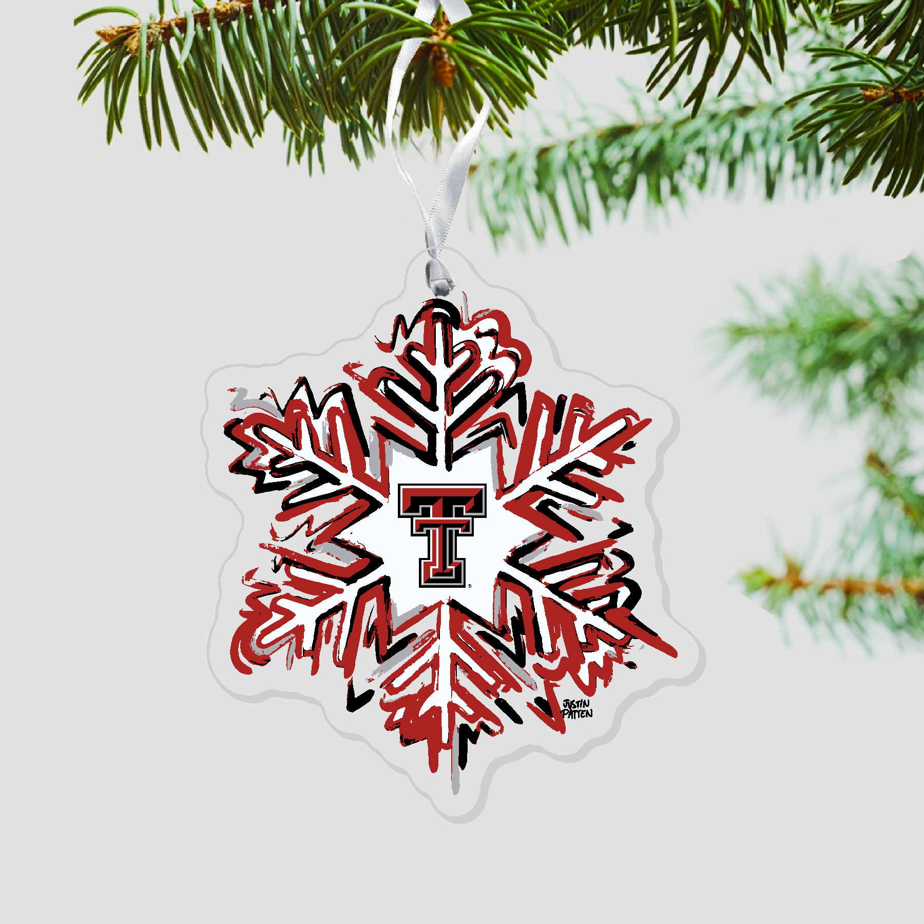 Texas Tech Snowflake Ornament