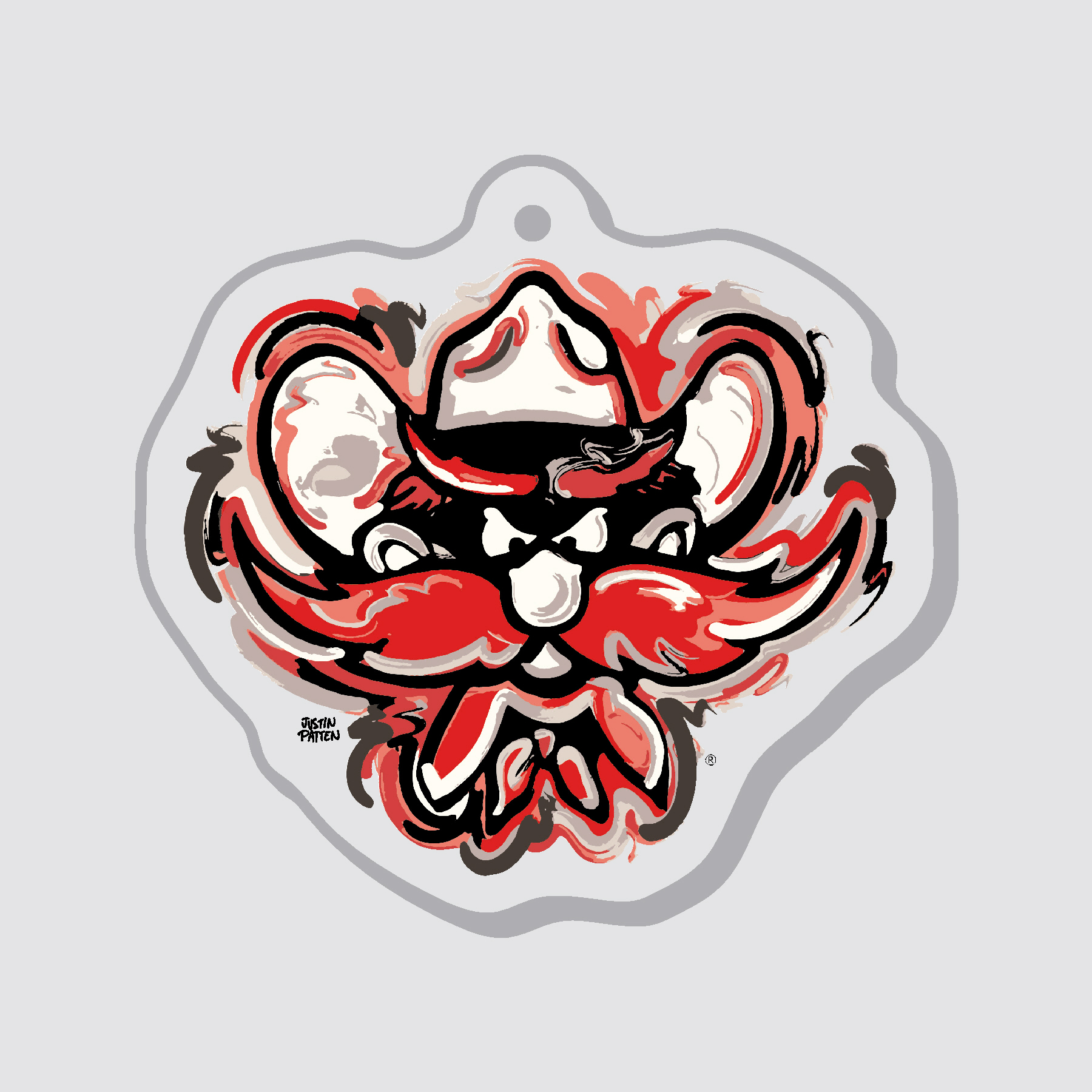 Texas Tech Mascot Key Tag