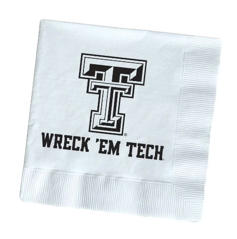Texas Tech Logo Napkins