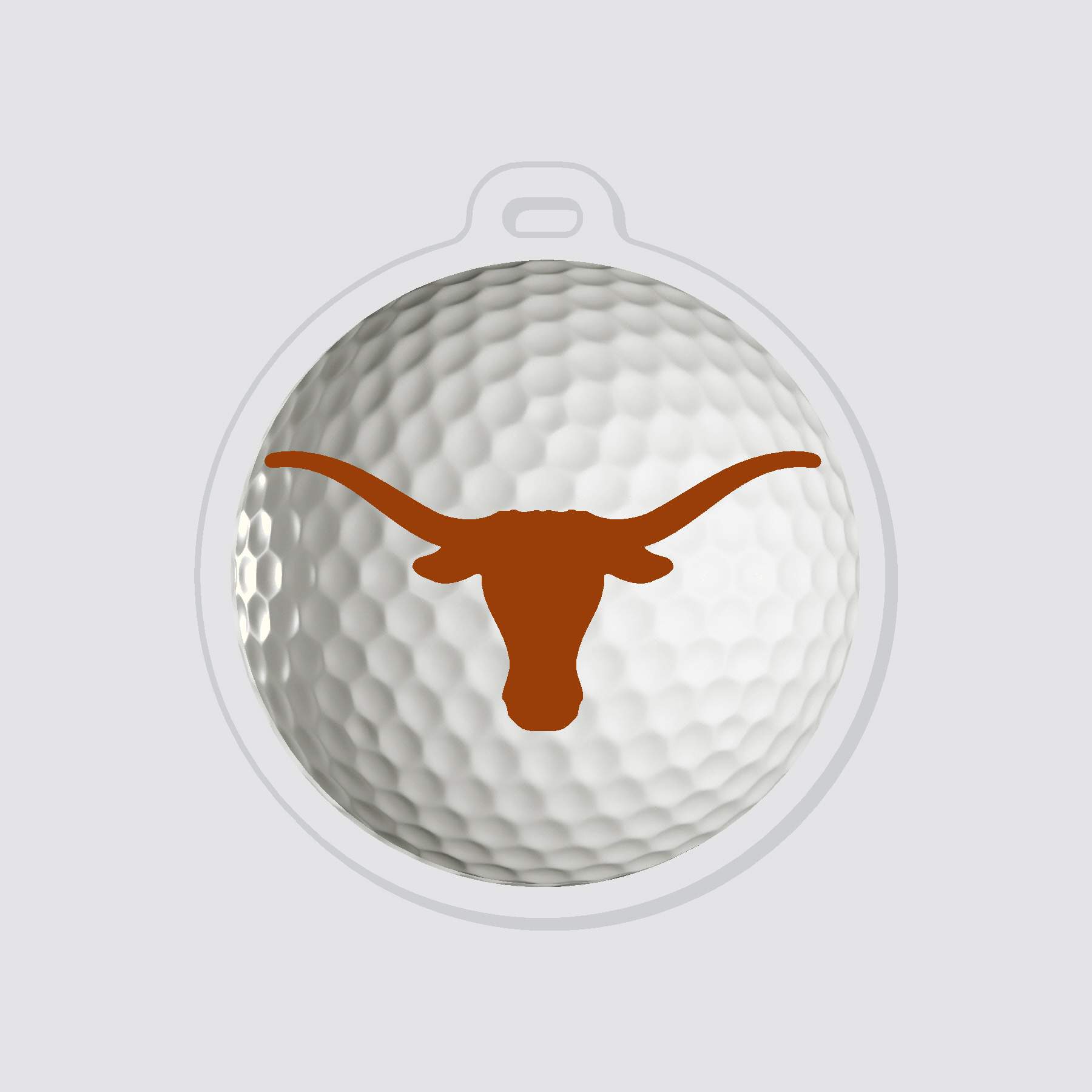 Texas Golf Ball Luggage Tag