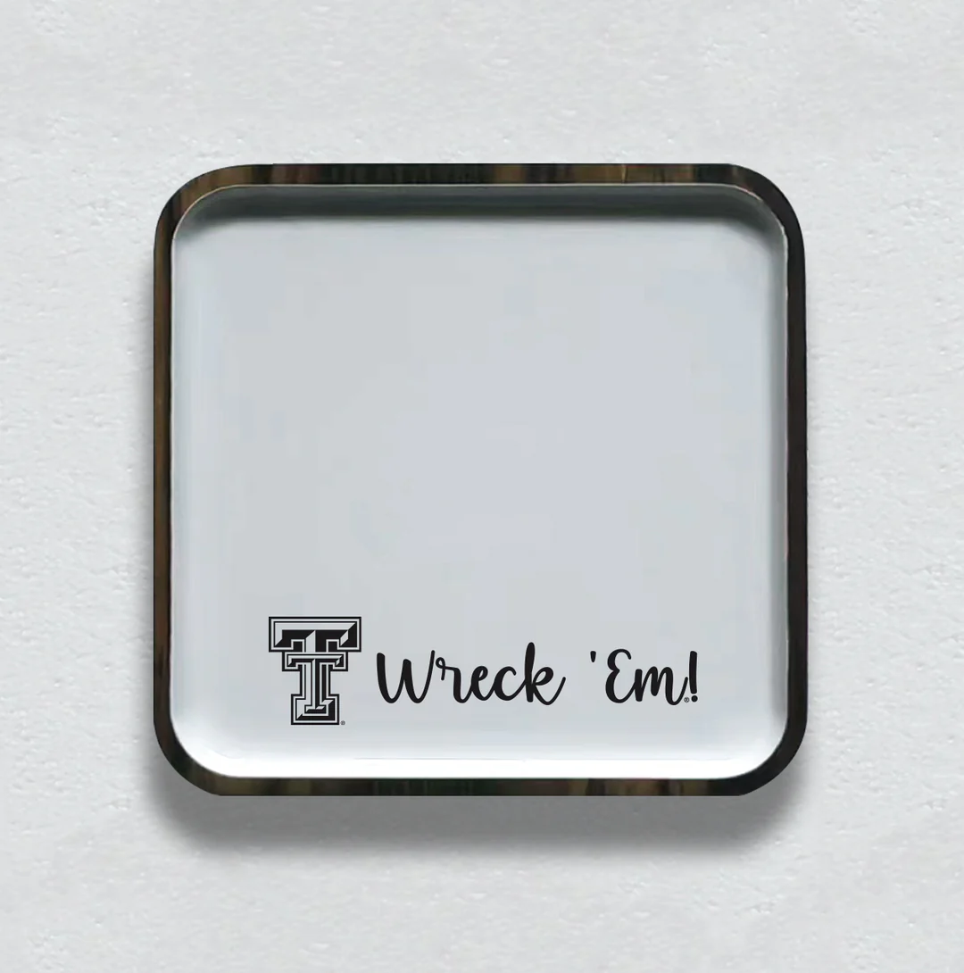 Texas Tech Mango Wood Tray