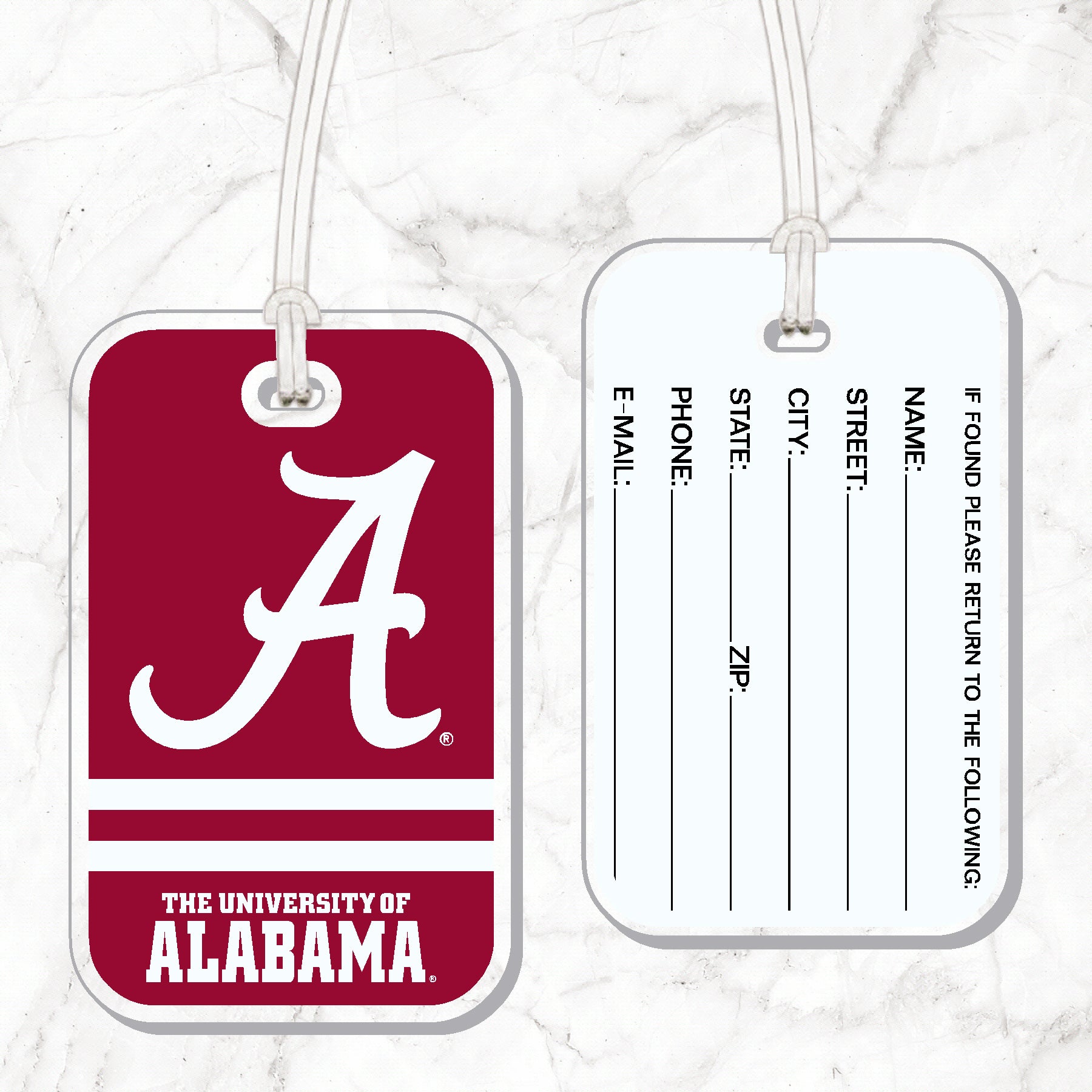 Alabama Luggage Tag
