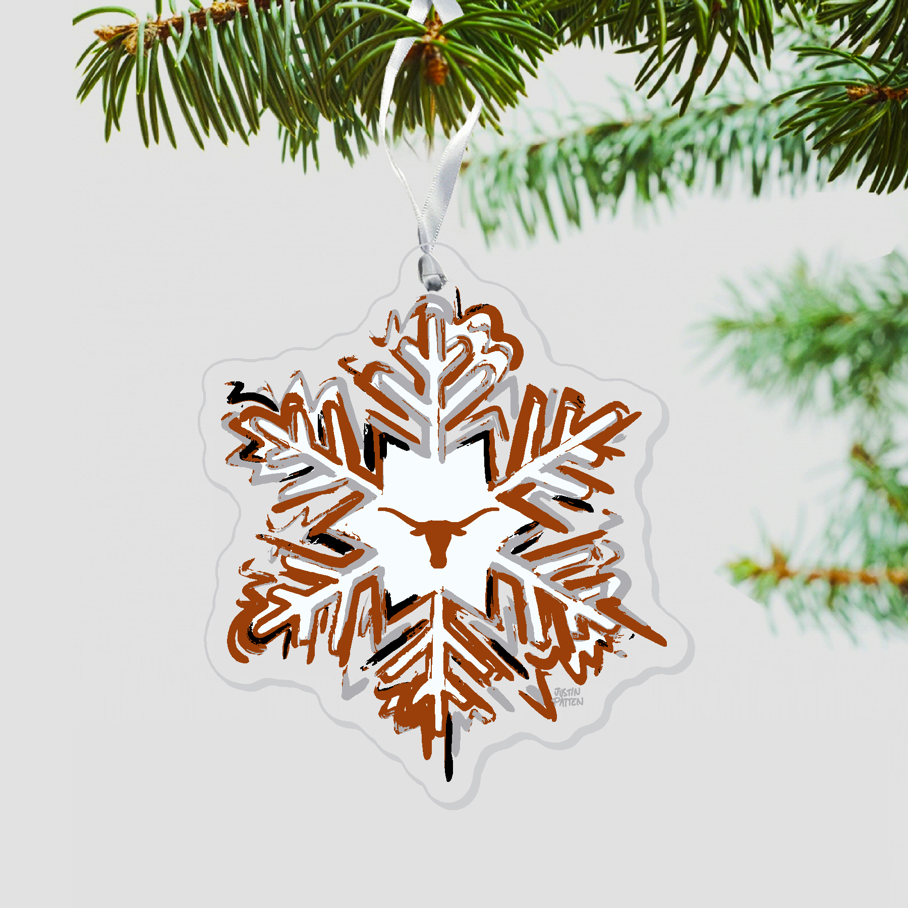 Texas Snowflake Ornament