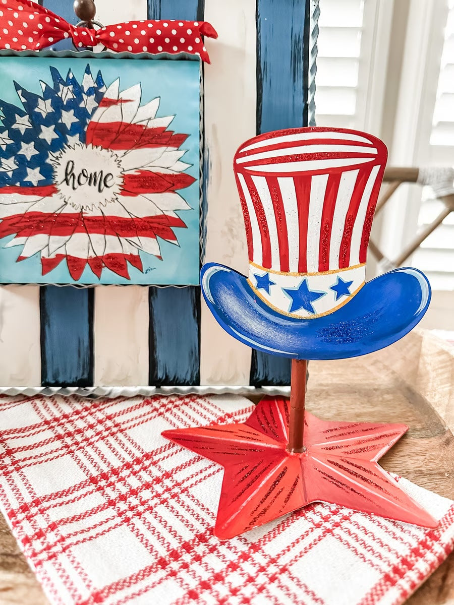 Uncle Sam Hat On Star Stand