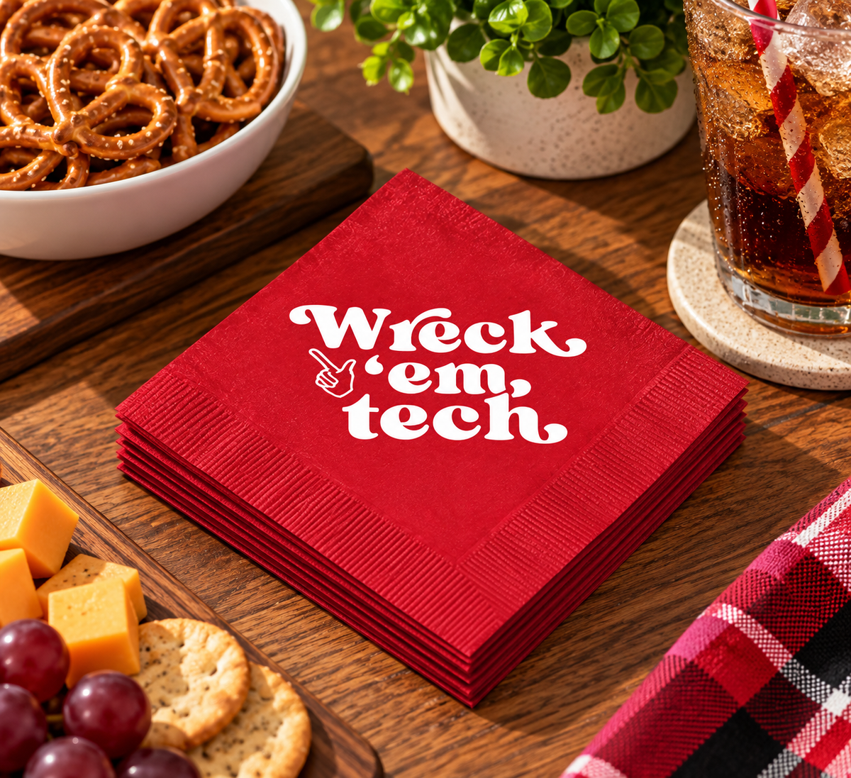 Texas Tech Cocktail Napkins
