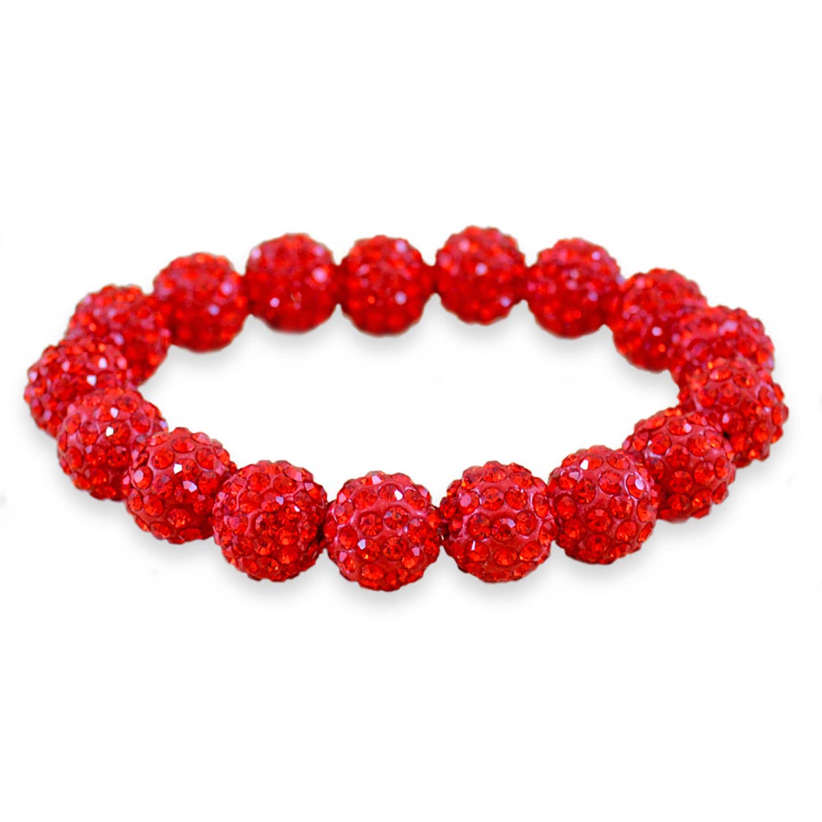 Bling It On Bright Red Bracelet