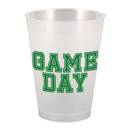 Game Day Frosted 16oz Cups-FINAL SALE