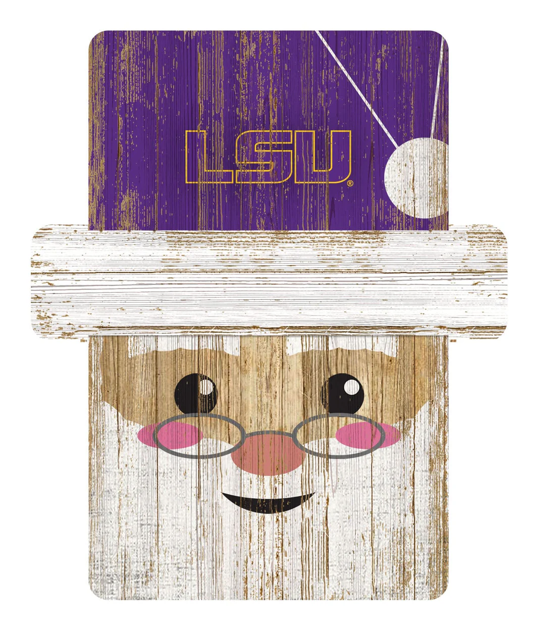 LSU Rustic Ornaments-FINAL SALE