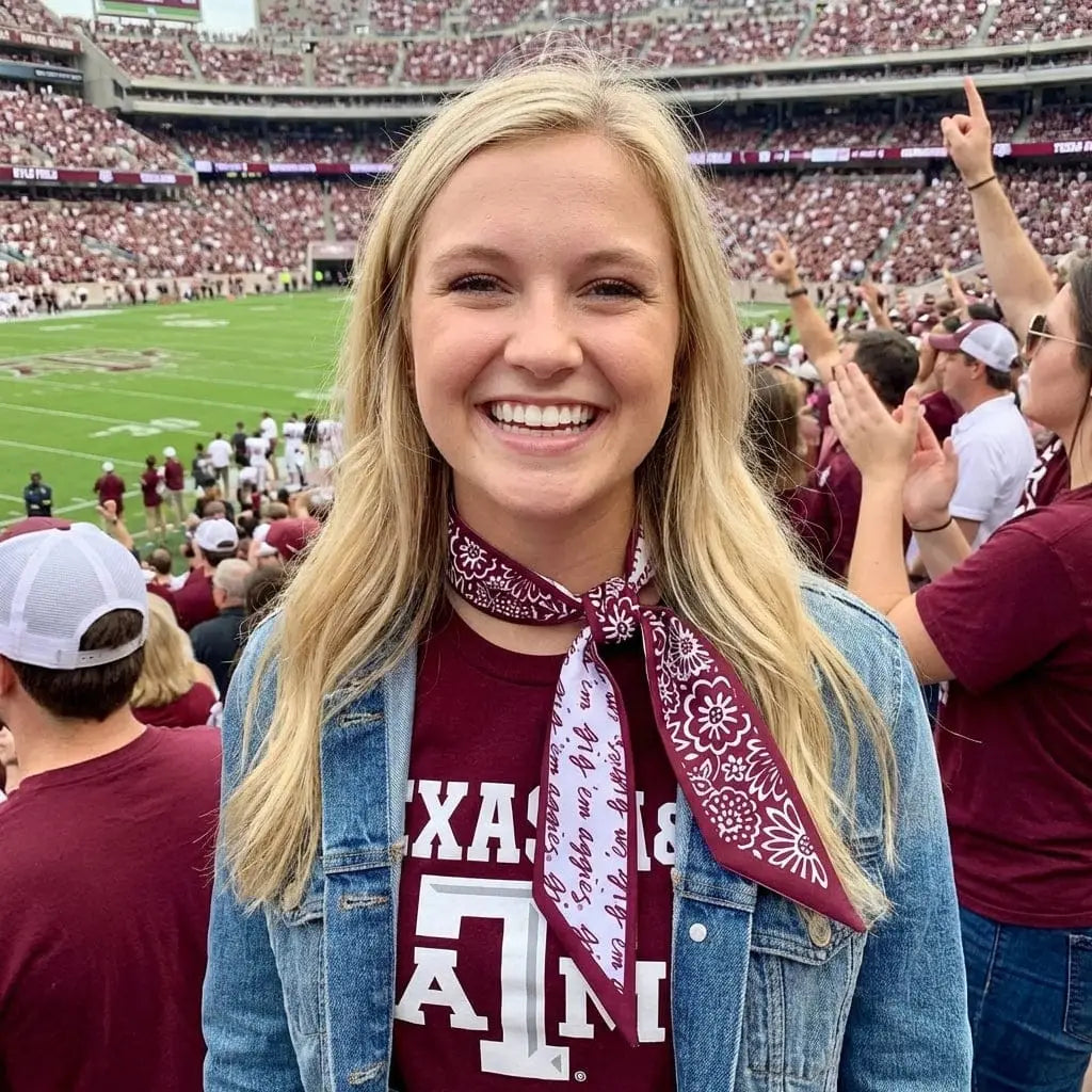 Texas A&M Skinny Scarf