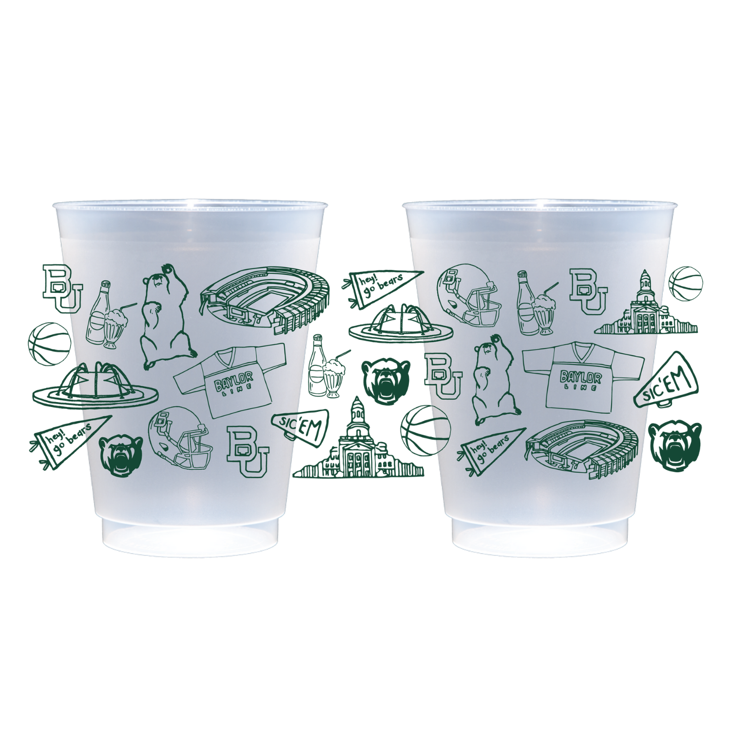 Baylor Shatterproof Cups