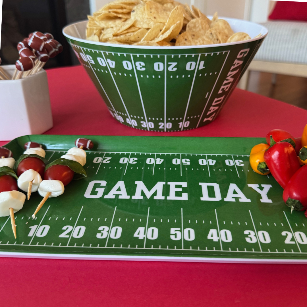 Football Reusable Snack Chip Bowl