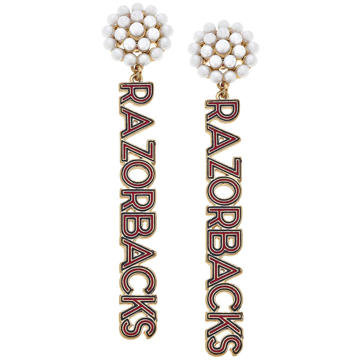 Arkansas Razorbacks Drop Earrings