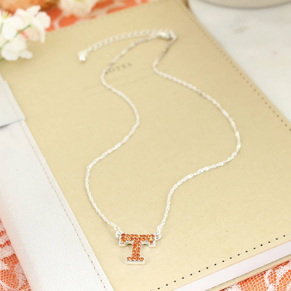 Tennessee Crystal Logo Necklace