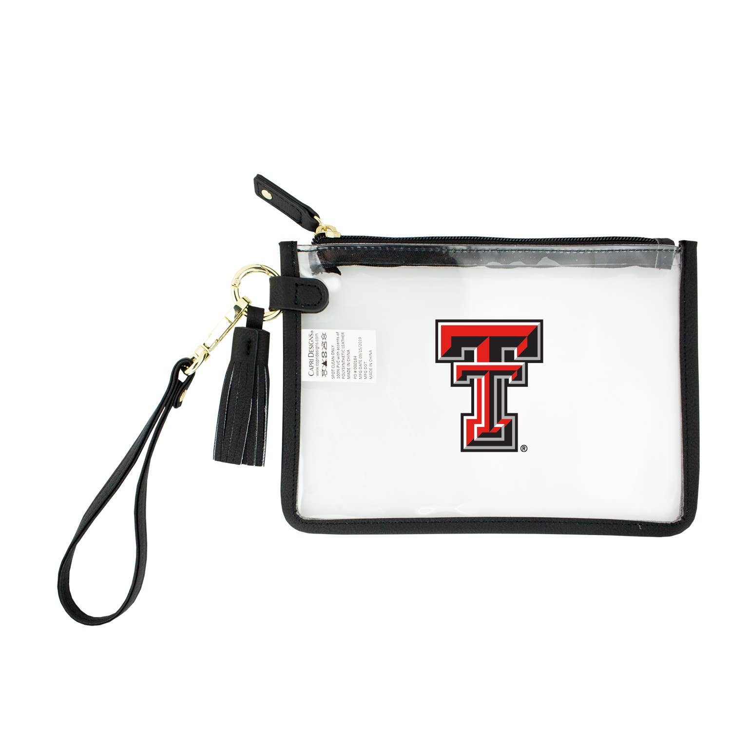 Texas Tech Classic Logo Wristlet