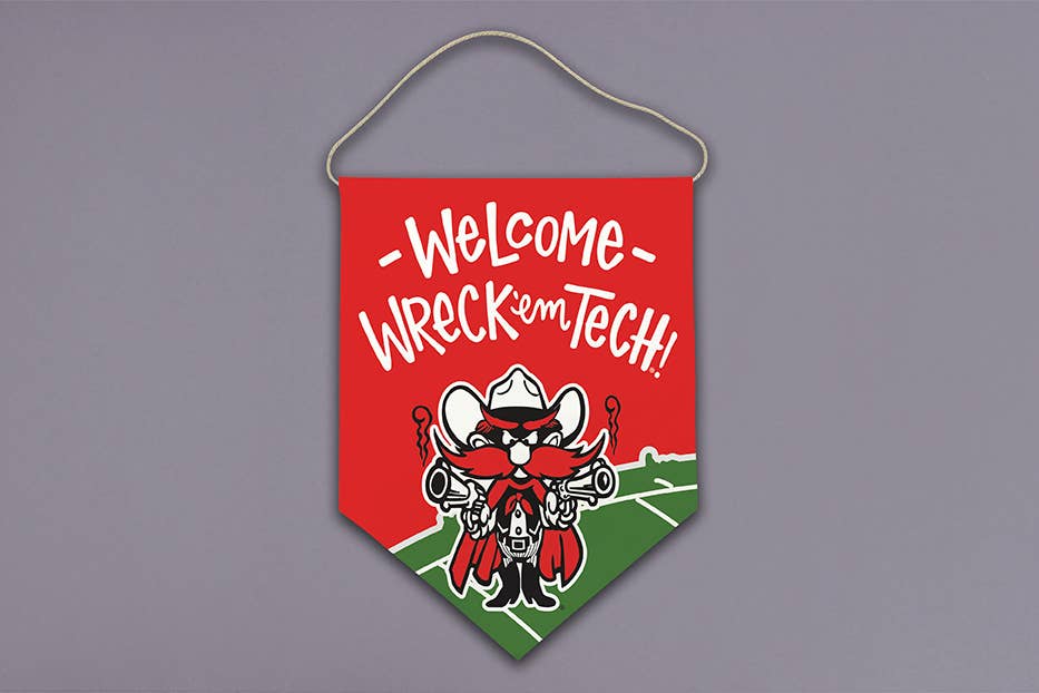 Texas Tech Welcome Doorhanger