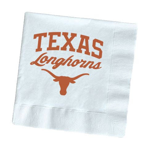 Texas Long Horns Logo Napkins