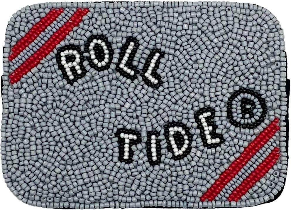 ROLL TIDE BEADED CREDIT CARD HOLDER