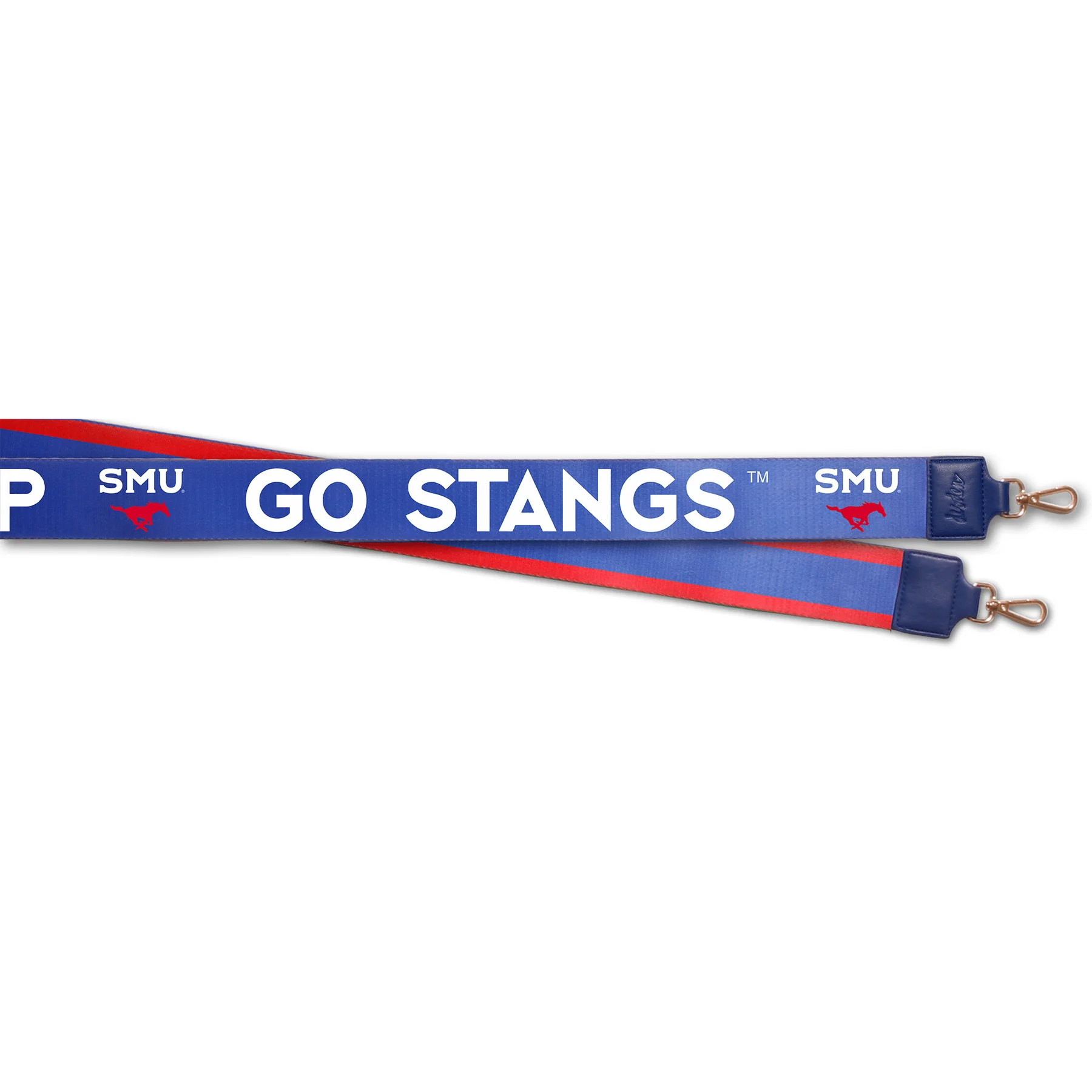 SMU Logo 2" Wide Purse Strap-FINAL SALE