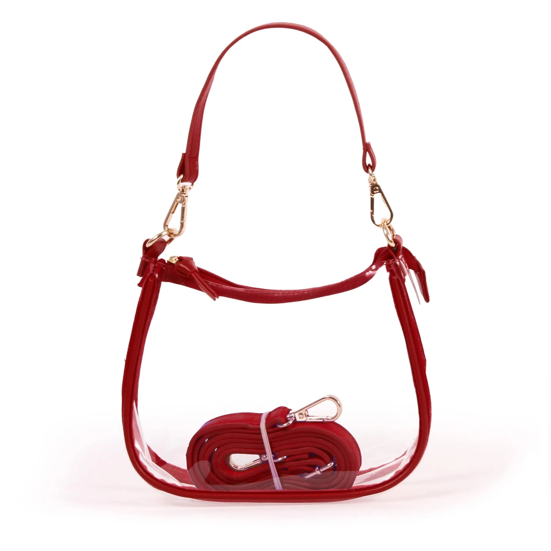 Crimson Clara Team Clear Purse