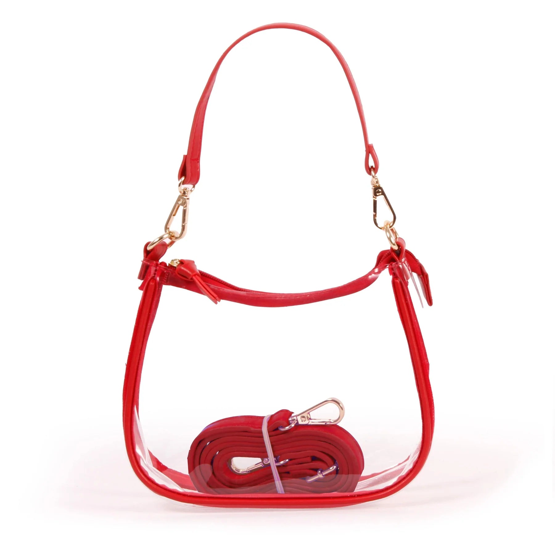 Red Clara Team Clear Purse