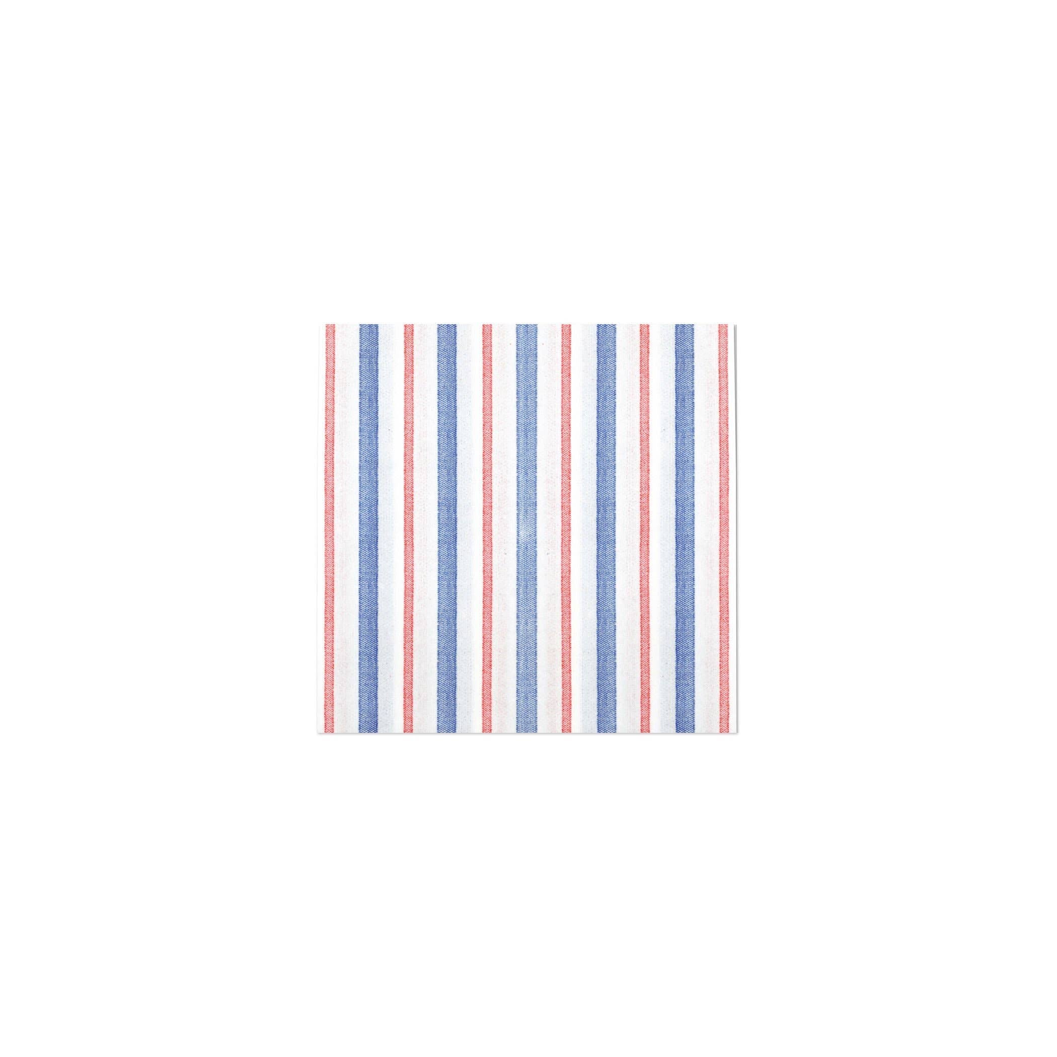 Papersoft Napkins Americana Stripe Cocktail Napkins-FINAL SALE