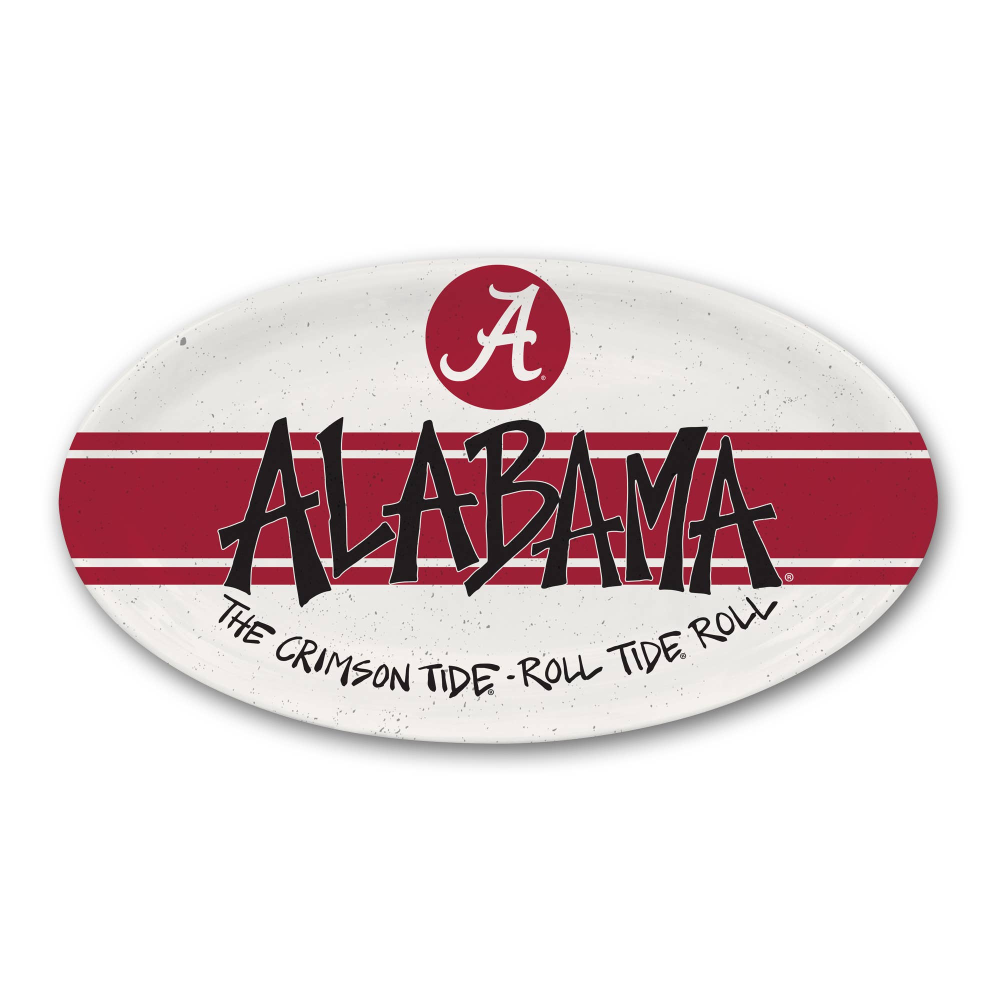 Alabama Melamine Oval Plate