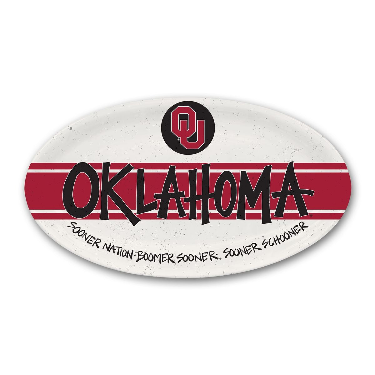 OU Melamine Oval Plate