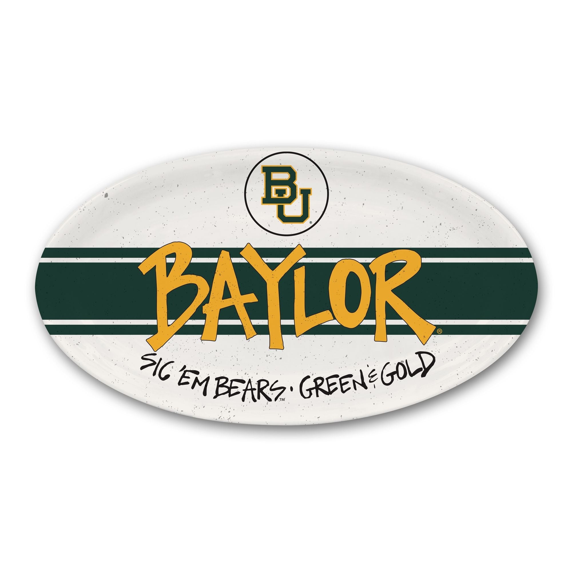 Baylor Melamine Oval Plate