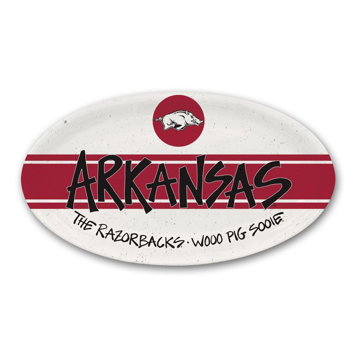 Arkansas Melamine Oval Plate