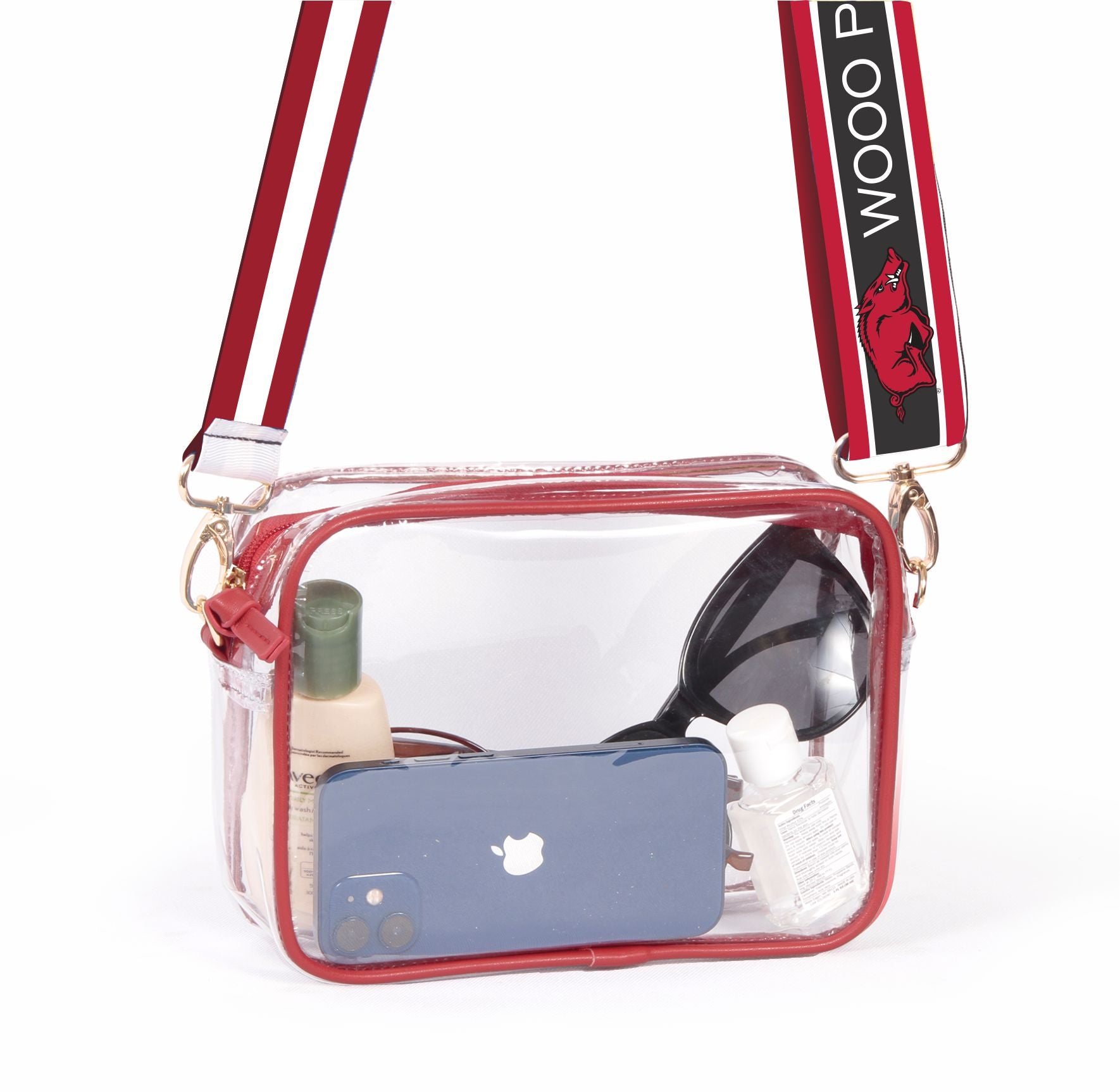 Arkansas clear stadium bag