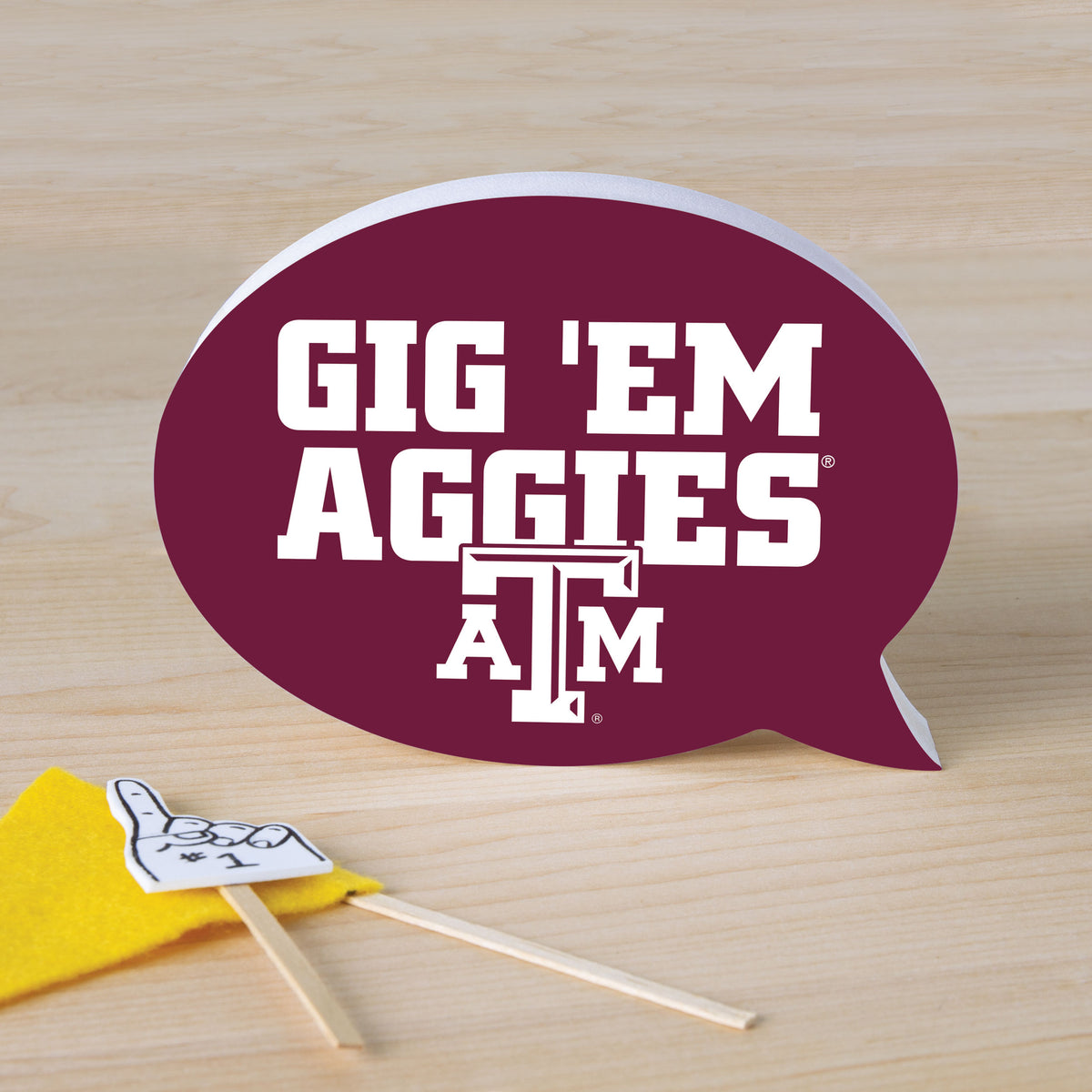 Chant & Logo Sign Texas A&M Tailgating Central