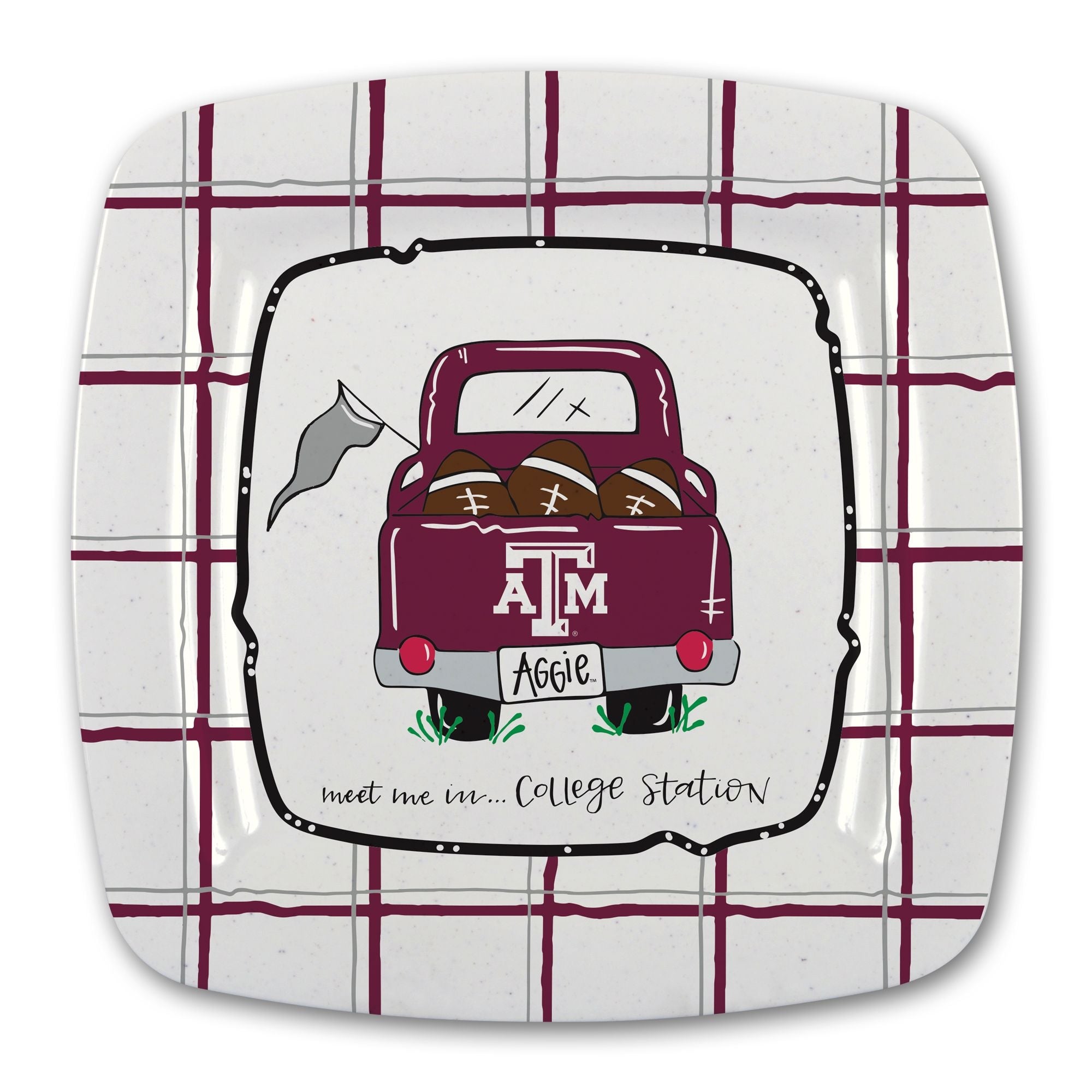 Texas A&M Melamine Truck Plate