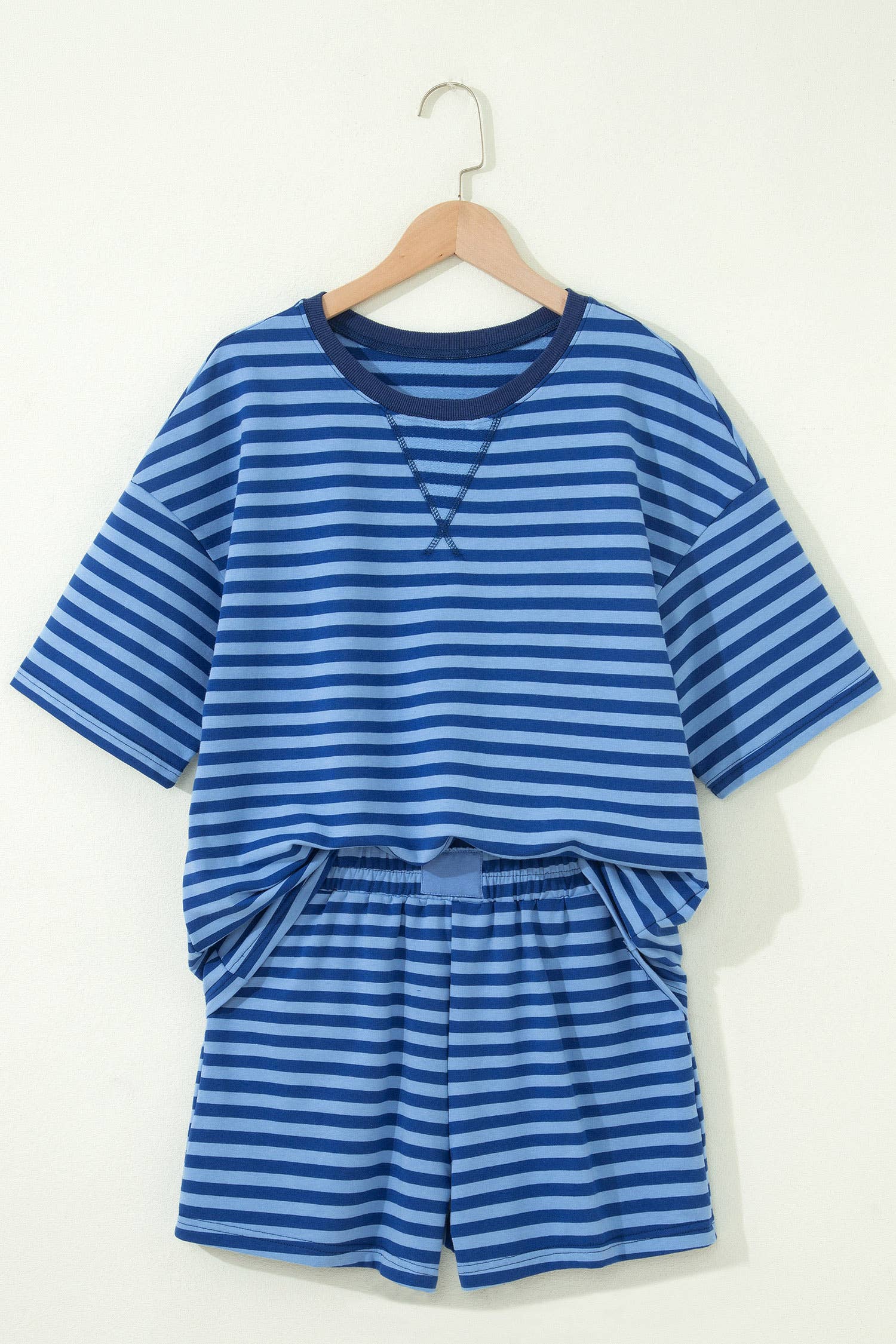 The Sideline Stripe Set | Blue