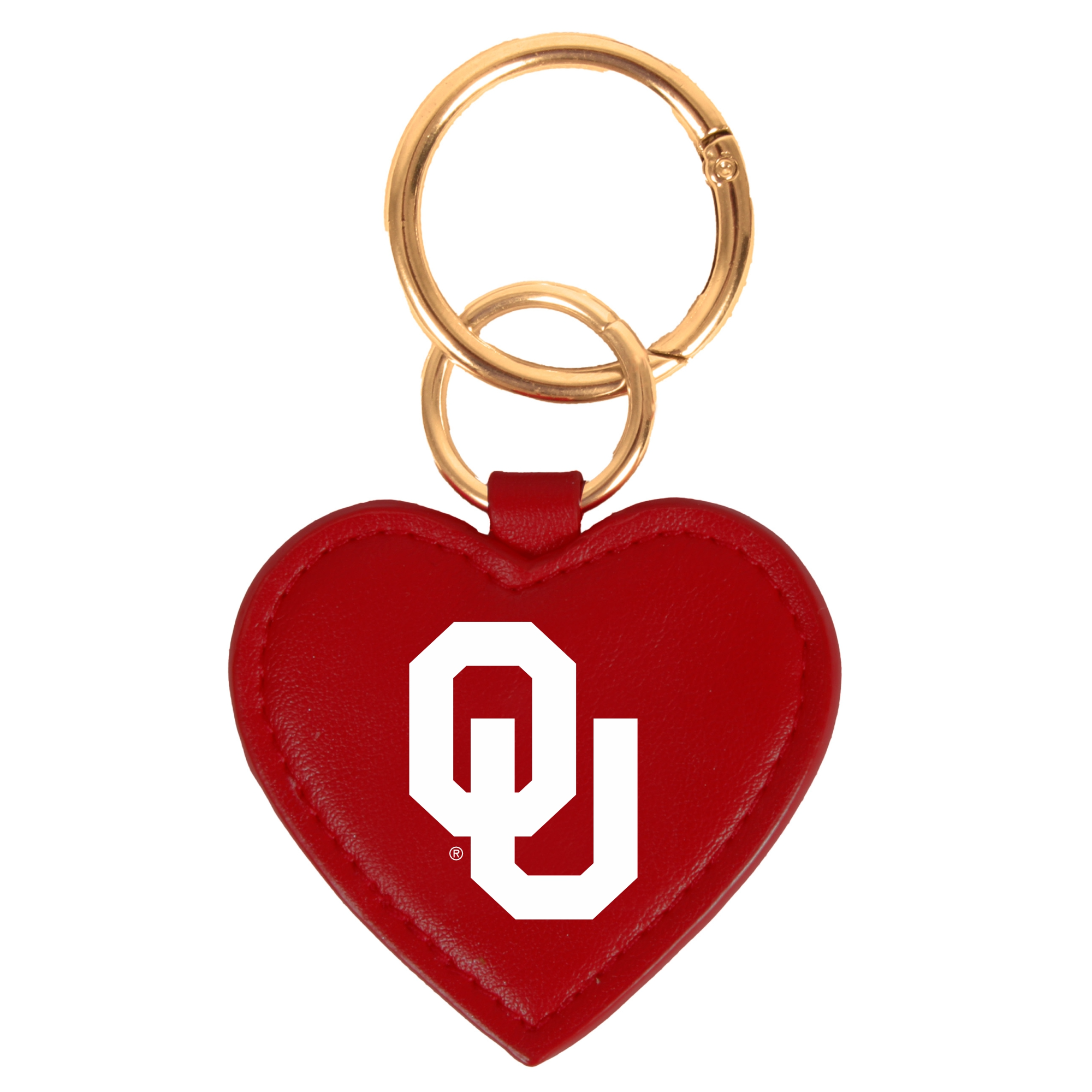 OU Heart Purse Charm/ Key Ring