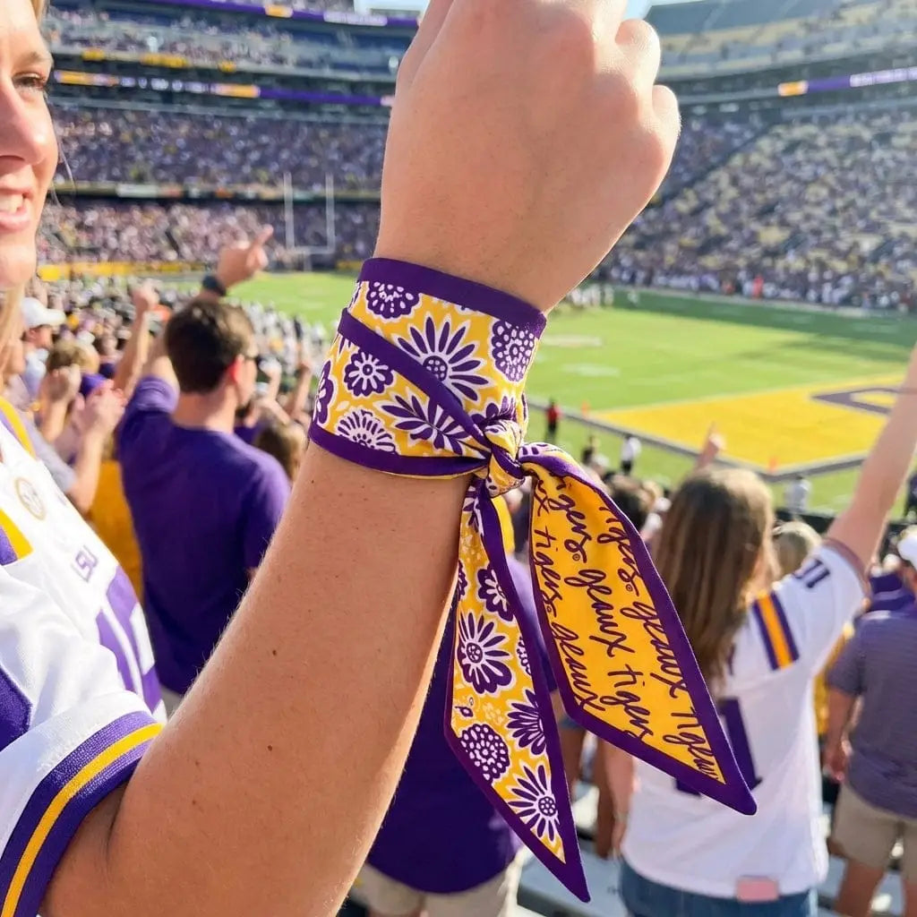 LSU Skinny Scarf