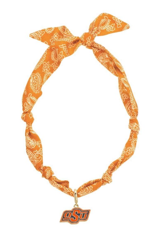 OSU Logo Bandana Scarf Necklace