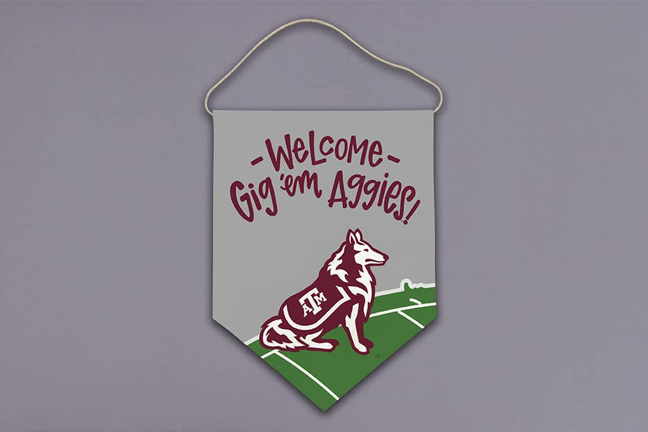 Texas A&M Welcome Doorhanger