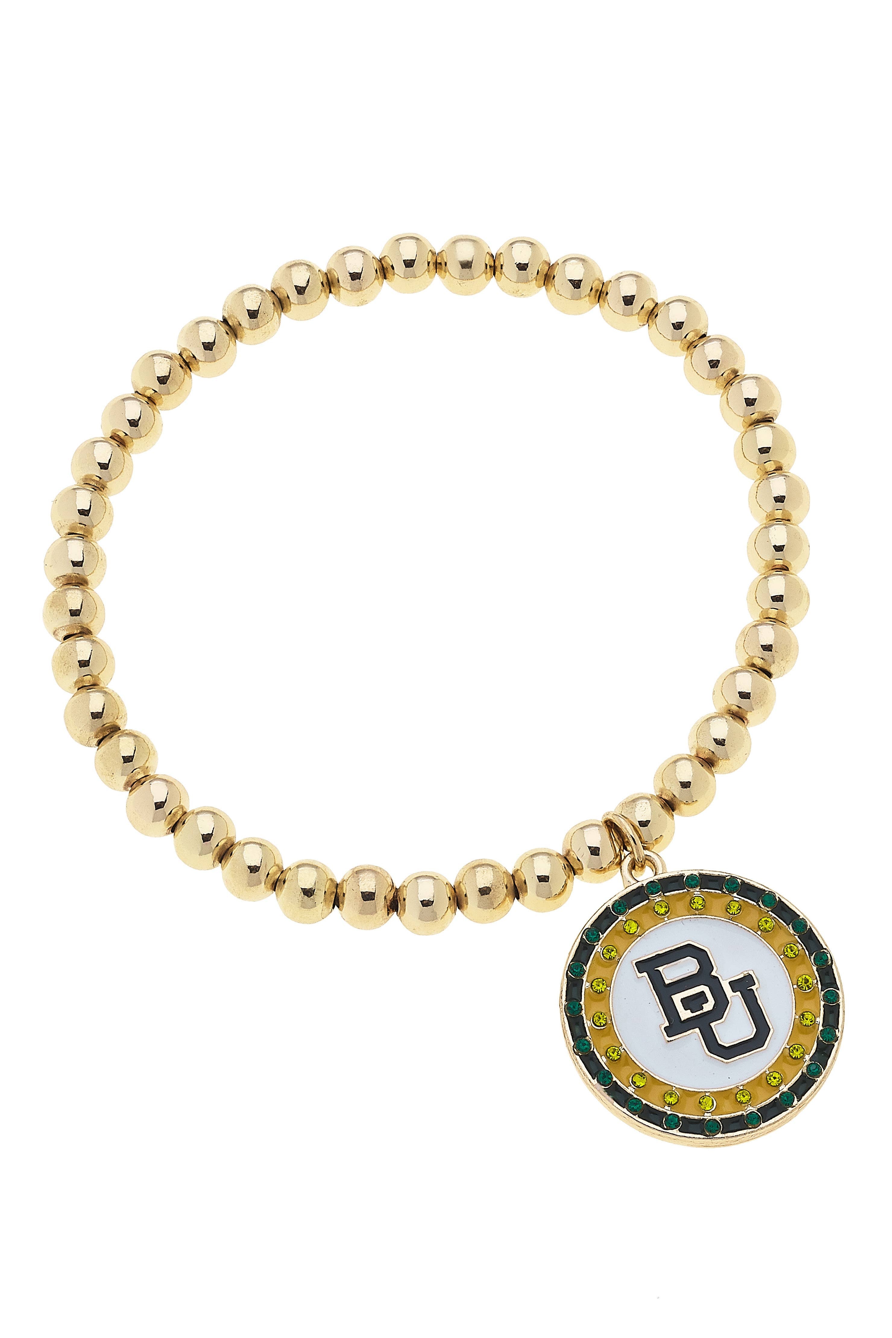 Baylor Pave Disc Bracelet
