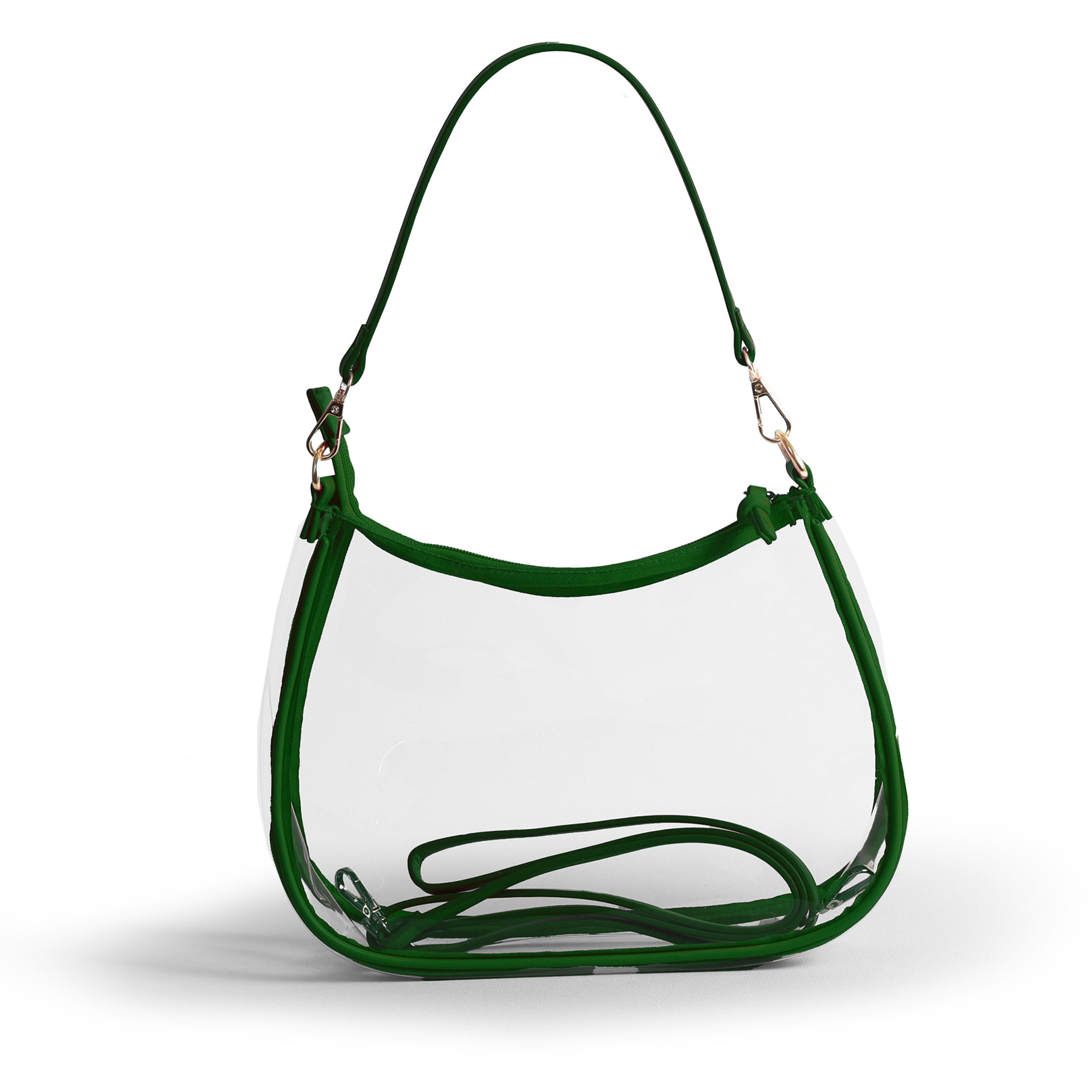 Sara Clear Purse | Green