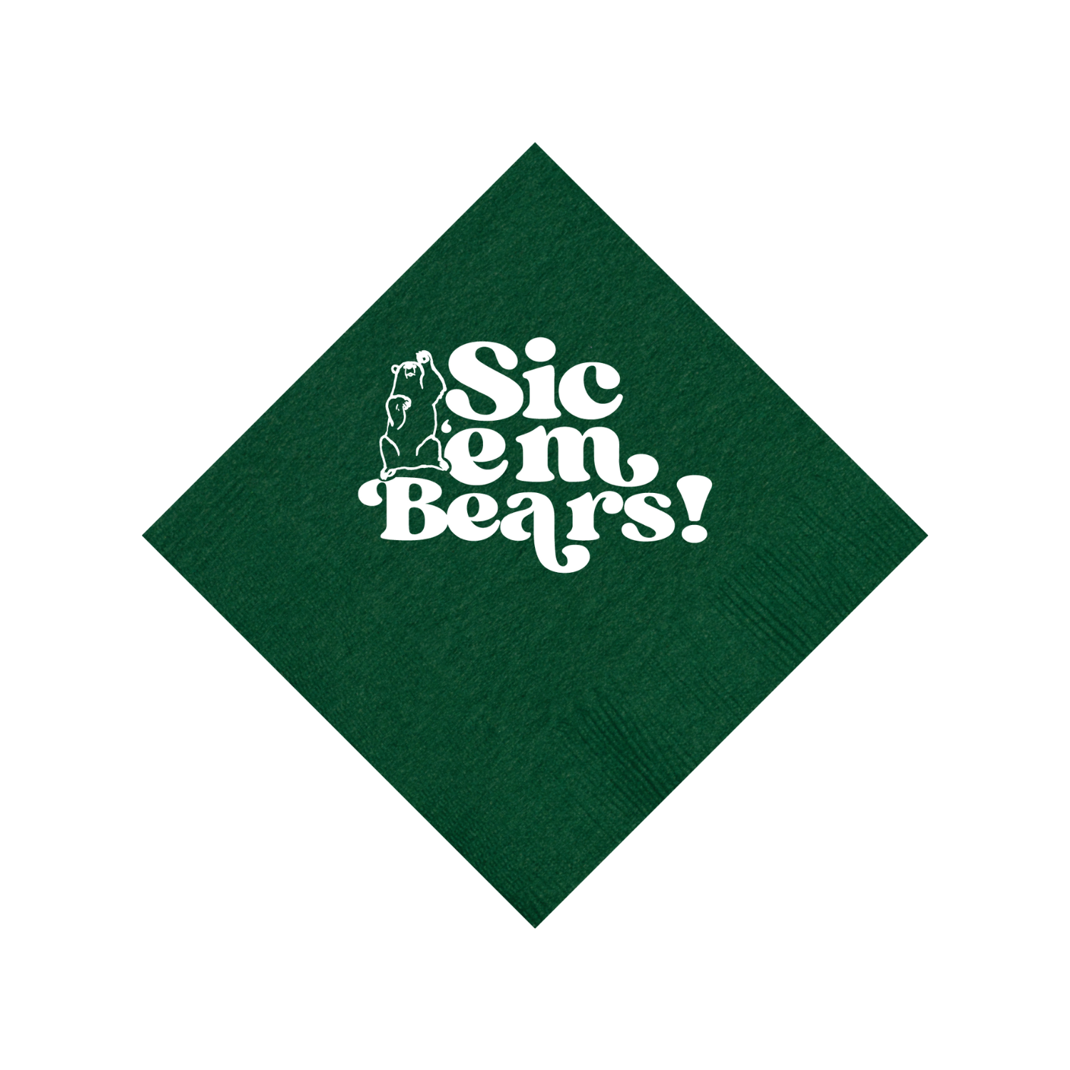 Baylor Cocktail Napkins