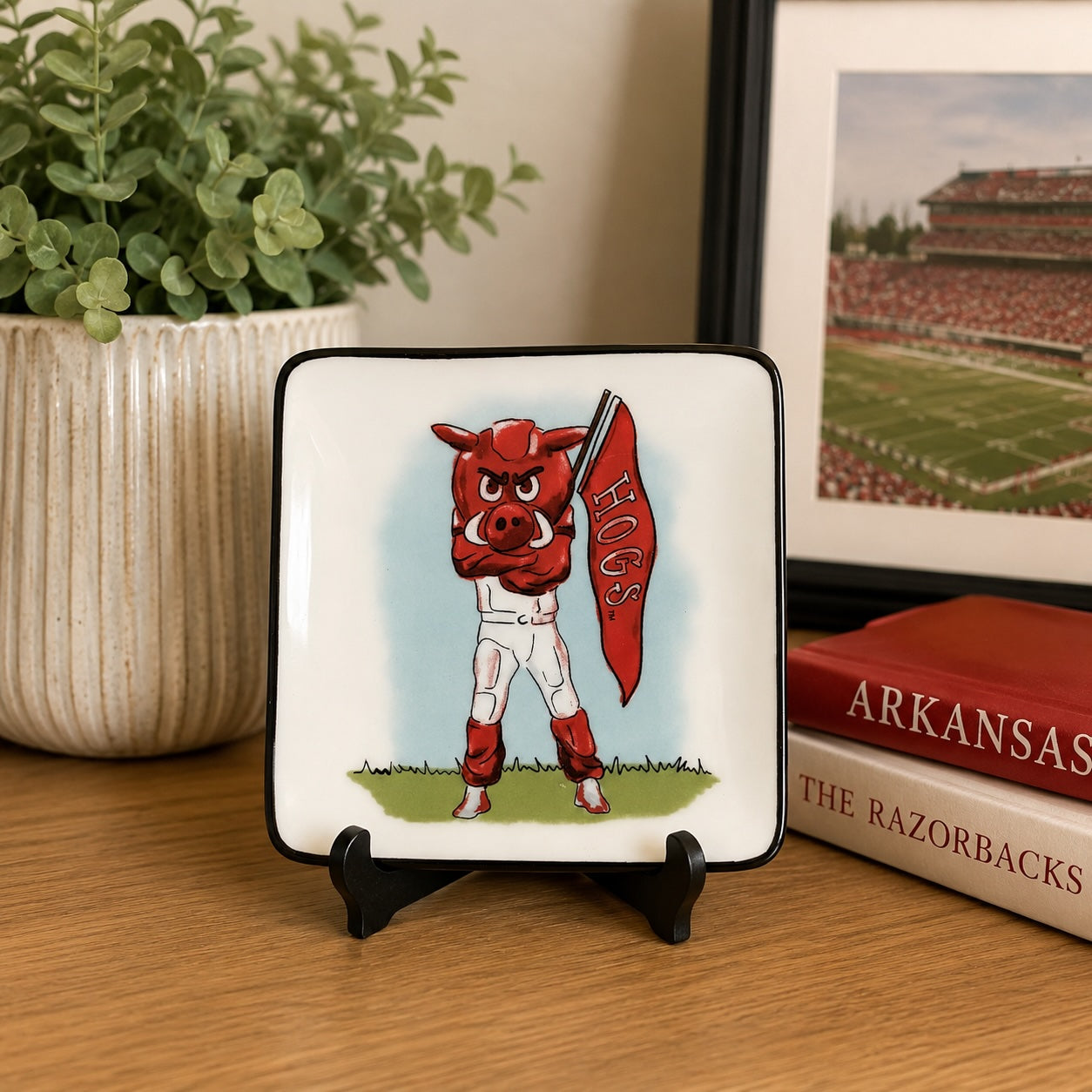 Arkansas Big Red Trinket Tray