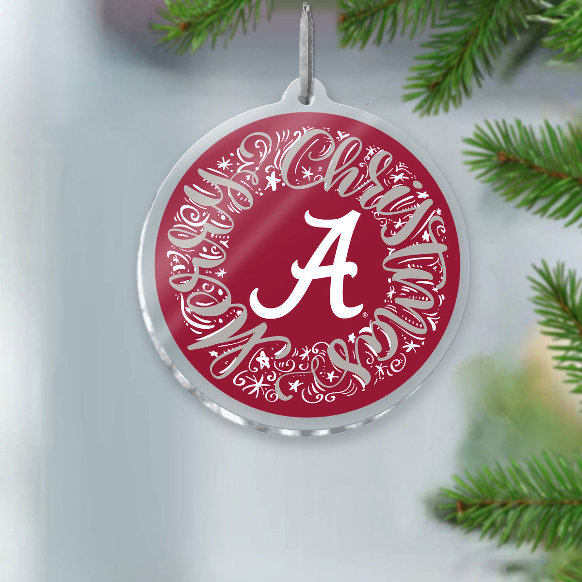 Alabama Merry Christmas Ornament
