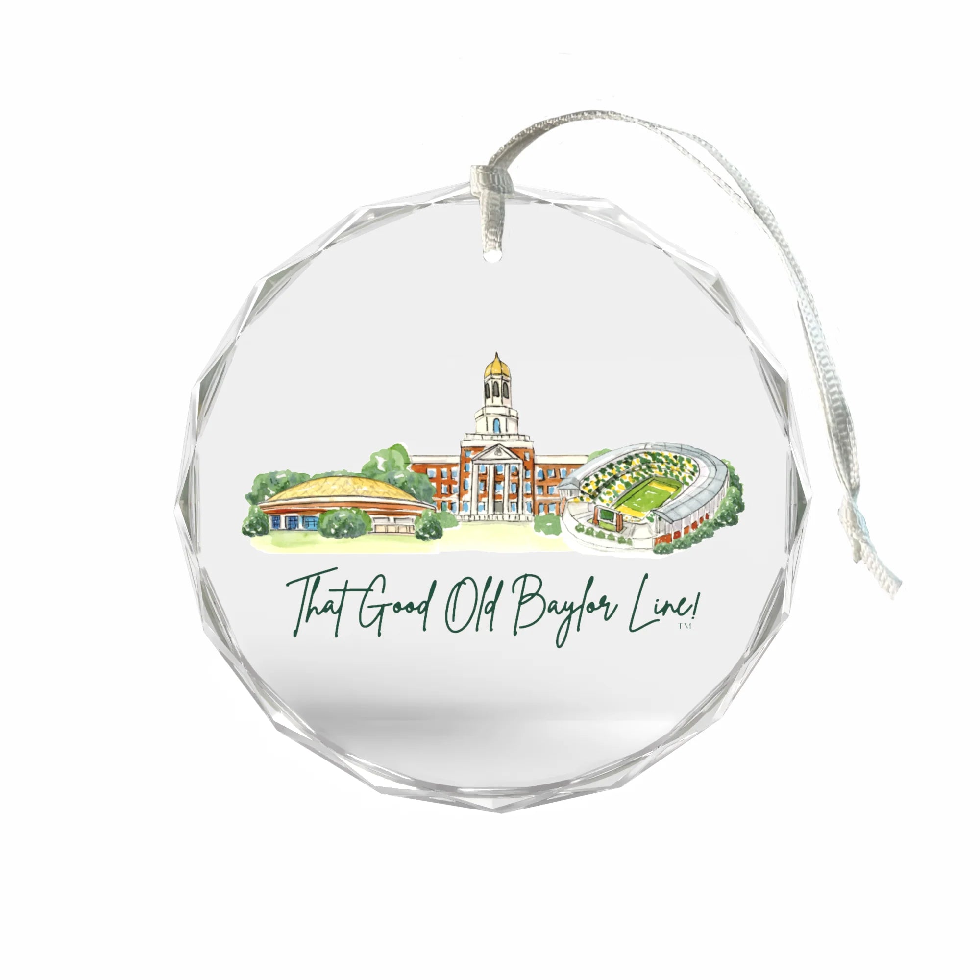 Baylor Glass Ornament