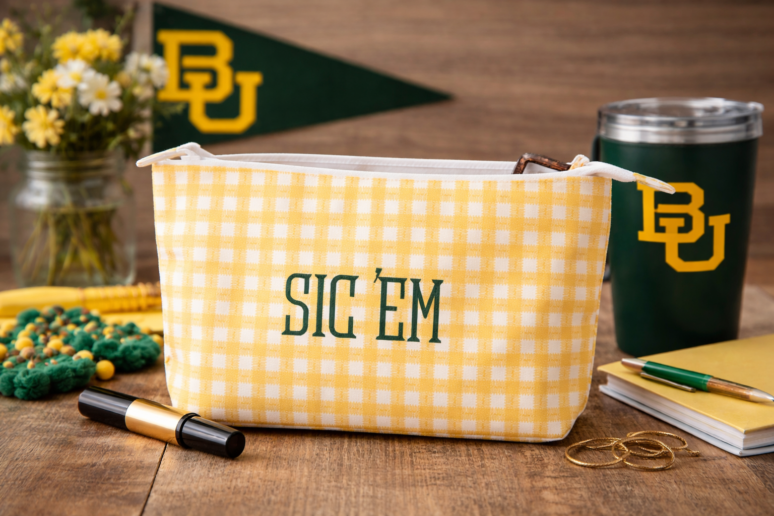 Baylor Zipper Pouch
