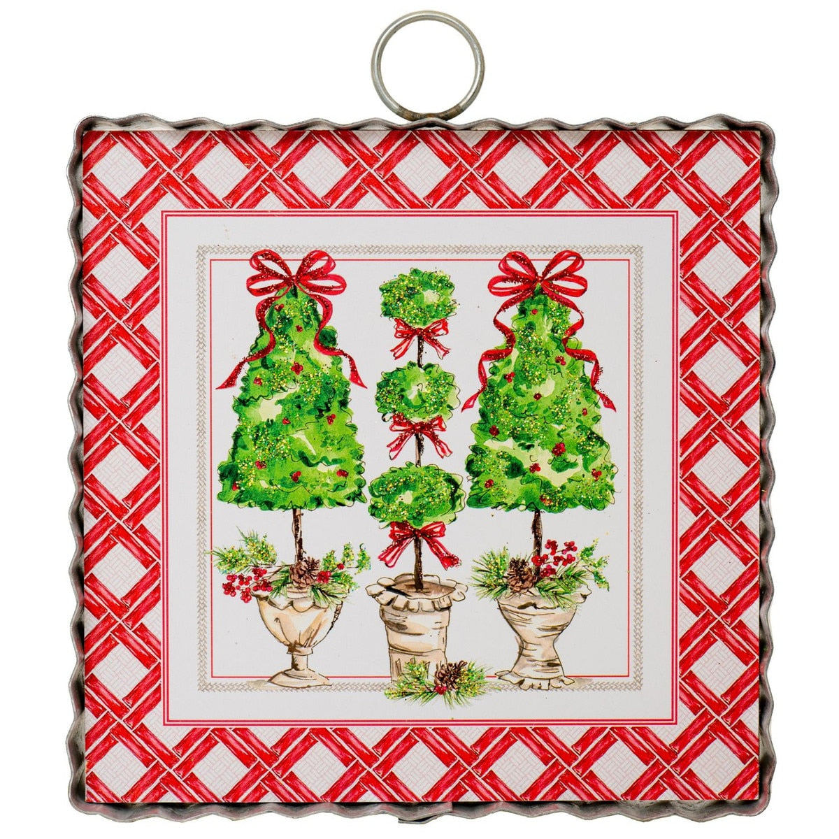 Traditional Pinecone Tree Charm