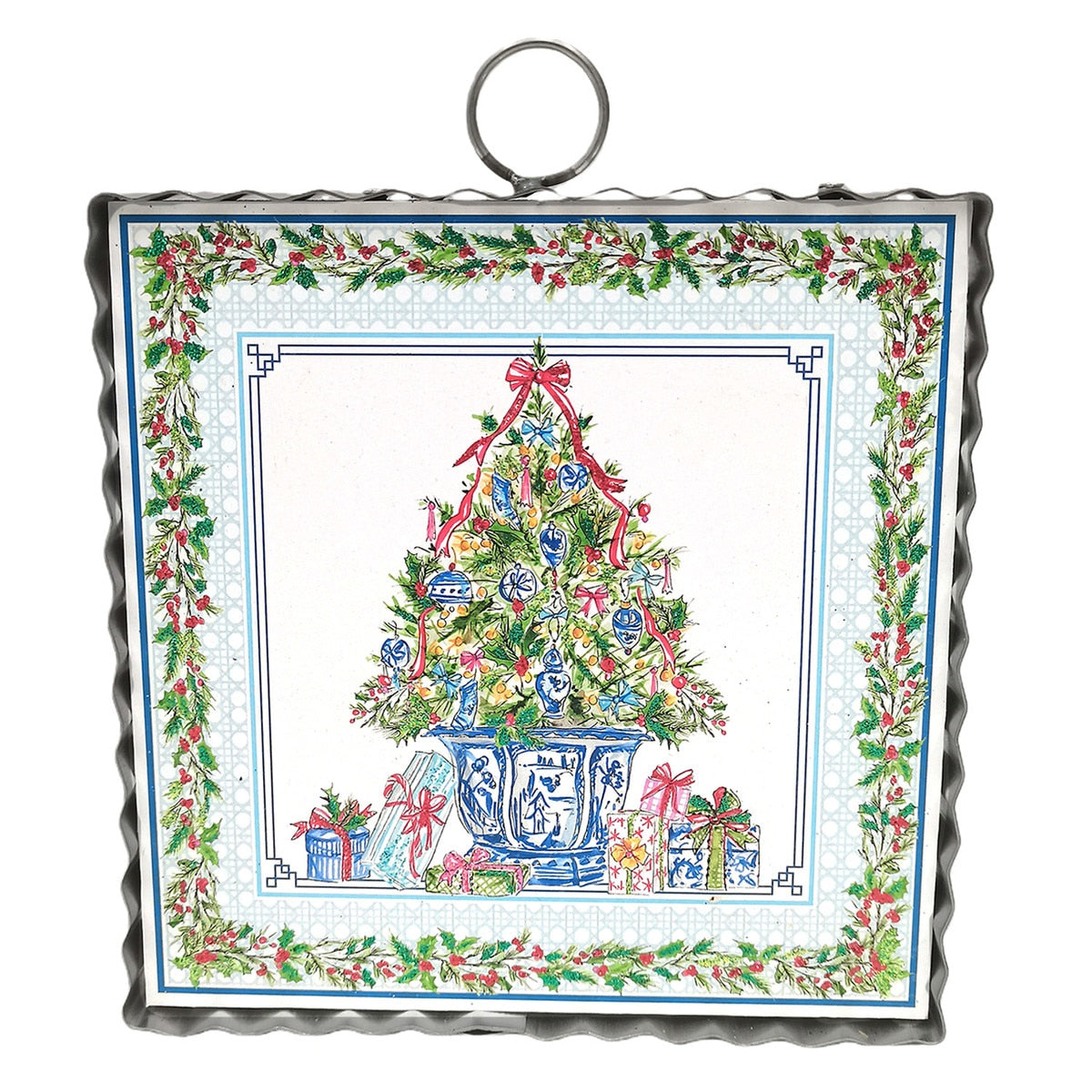 Chinoiserie Potted Christmas Tree Charm